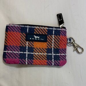 Scout Vibrant Plaid Pouch with Keychain